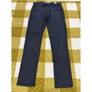 Camicissima Milano Mens Navy Blue Chino Pants Slim Fit Cotton Stretch Size 36
